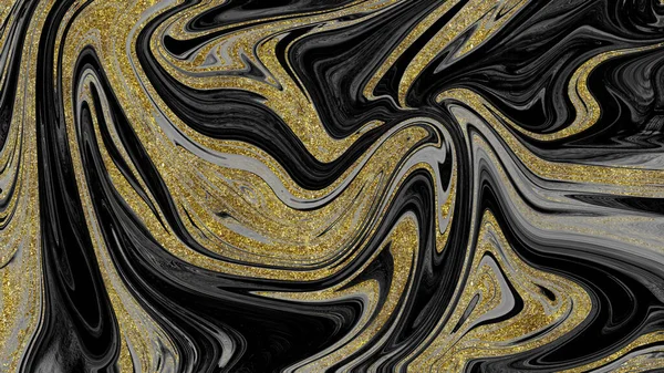 Siyah ve altın mermer doku