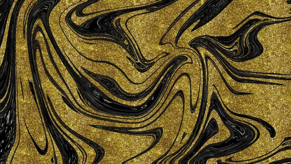 Siyah ve altın mermer doku