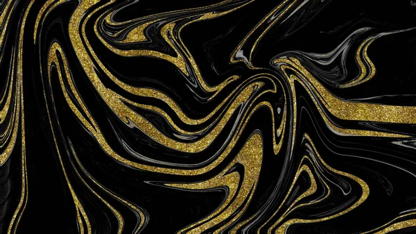Siyah ve altın mermer doku