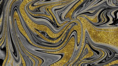 Siyah ve altın mermer doku