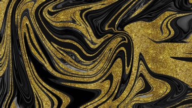 Siyah ve altın mermer doku
