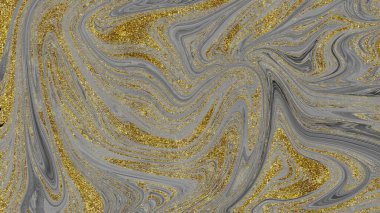 Siyah ve altın mermer doku