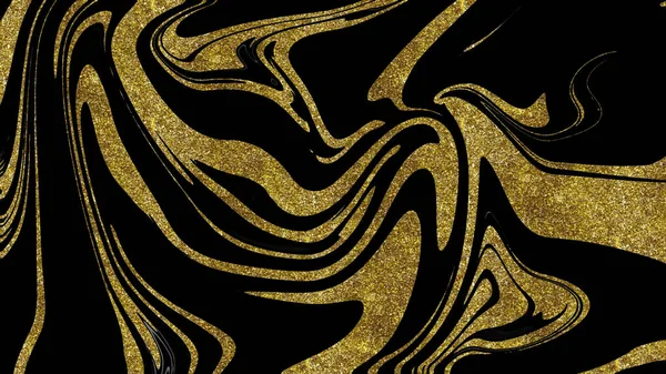 Siyah ve altın mermer doku