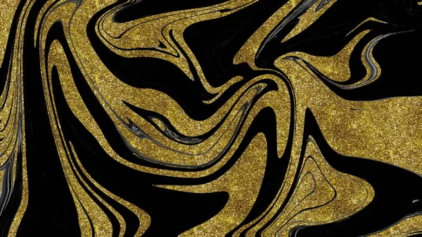 Siyah ve altın mermer doku