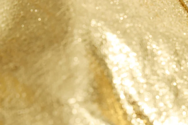 Close Golden Glitter Textured Background — Stock Photo, Image