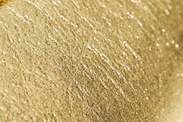 Zbliżenie Złoty Brokat Teksturowanej Tło — Zdjęcie stockowe