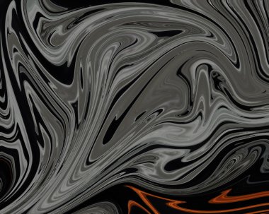 Arka plan gri sanat sıvı Ebru boya dokulu