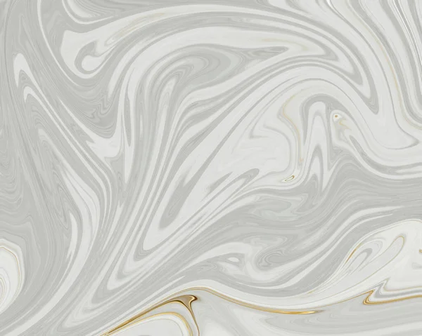 Gray Fluid Art Marbling Paint Textured Background — Stock Photo, Image
