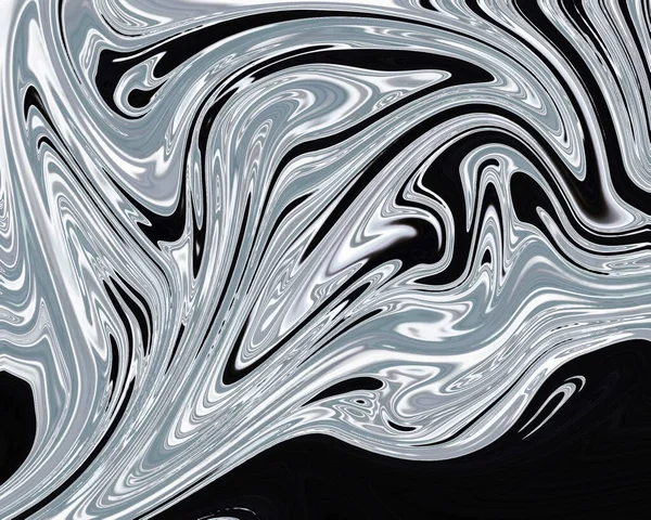 Gray Fluid Art Marbling Paint Textured Background — Stock Photo, Image