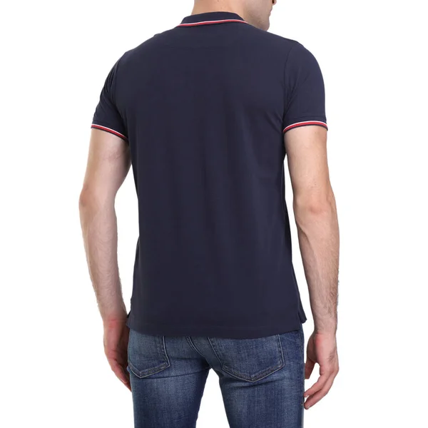 Polo Uomo Mockup Modello Progettazione Mockup — Foto Stock