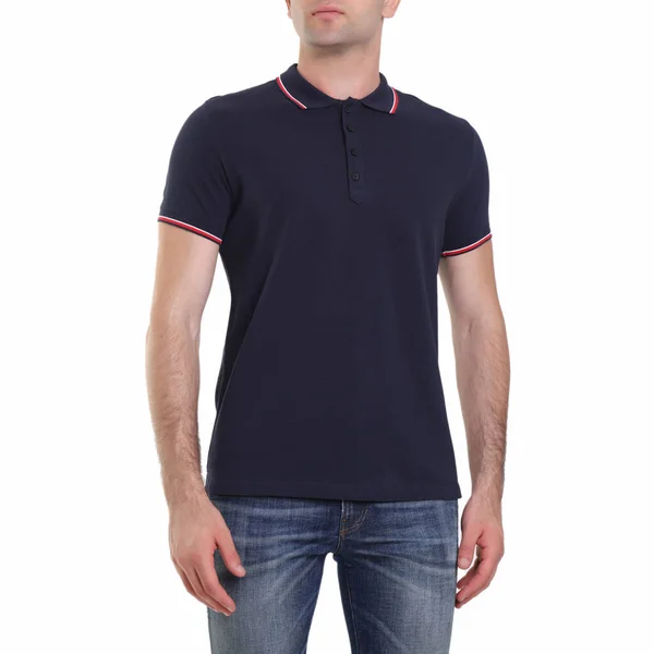 Men Polo Shirts Mockup Design Template Mockup — Stock Photo, Image