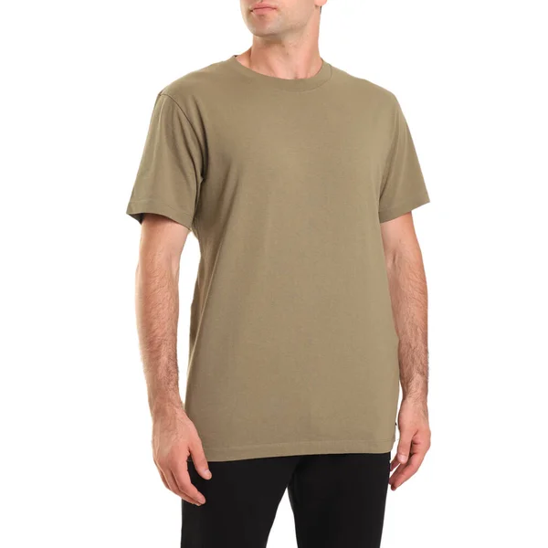 男性用Tシャツのモックアップ デザインテンプレート Mokup — ストック写真