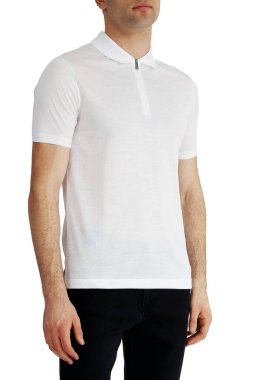 men's white t-shirts mockup. Design template.mockup copy space