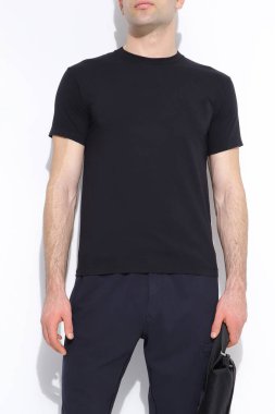 Black t-shirts with copy space