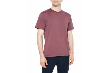 Erkek tişörtleri maketi. Tasarım şablonu. Model