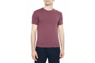 Erkek tişörtleri maketi. Tasarım şablonu. Model