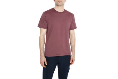 Erkek tişörtleri maketi. Tasarım şablonu. Model