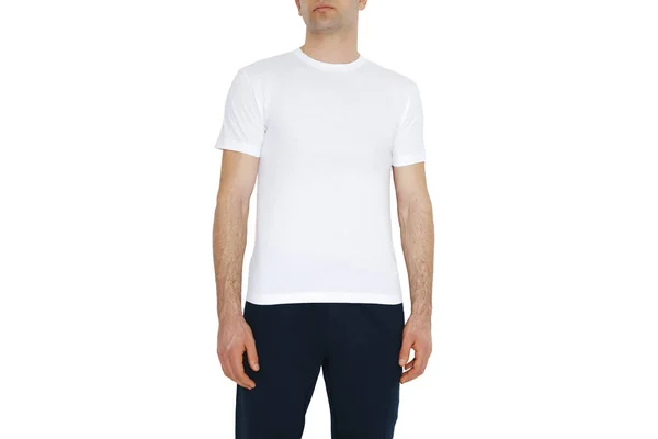Witte Shirts Met Kopieerruimte Grijze Achtergrond — Stockfoto