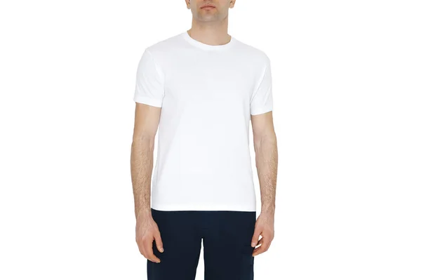 Białe Koszulki Miejscem Ksero Szarym Tle — Zdjęcie stockowe