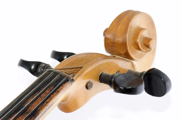 Staré klasické housle, přibližné, close-up — Stock fotografie