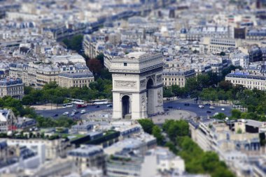 Paris. tilt-shift modeli