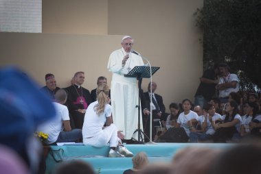 Sardinia.Pope Francis