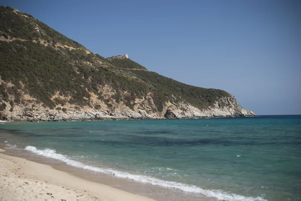 Colors of Sardinia. Solanas Beach — Stock Photo, Image