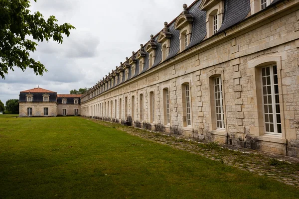 Ecke der corderie royale in rochefort — Stockfoto