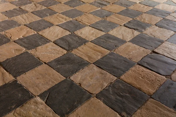 Struttura del pavimento scacchiera — Foto Stock