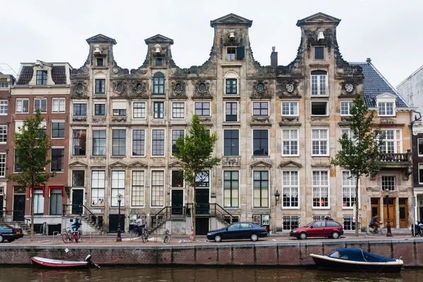 Amsterdam house facade — Stock Photo, Image