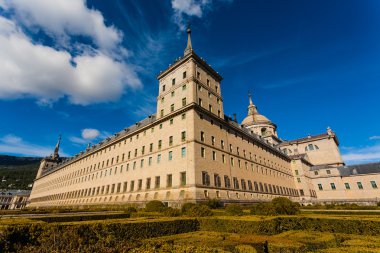 san lorenzo de el escorial royal sitenin tam görünüm