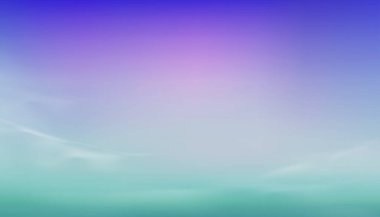 Pastel Gökyüzü mavi, yeşil, mor, açık yeşil Arkaplan, Akşam Sunset ile dramatik alacakaranlık manzarası, Sabah Gündoğumu Sabah Günışığı afişi dört sezon arkaplan