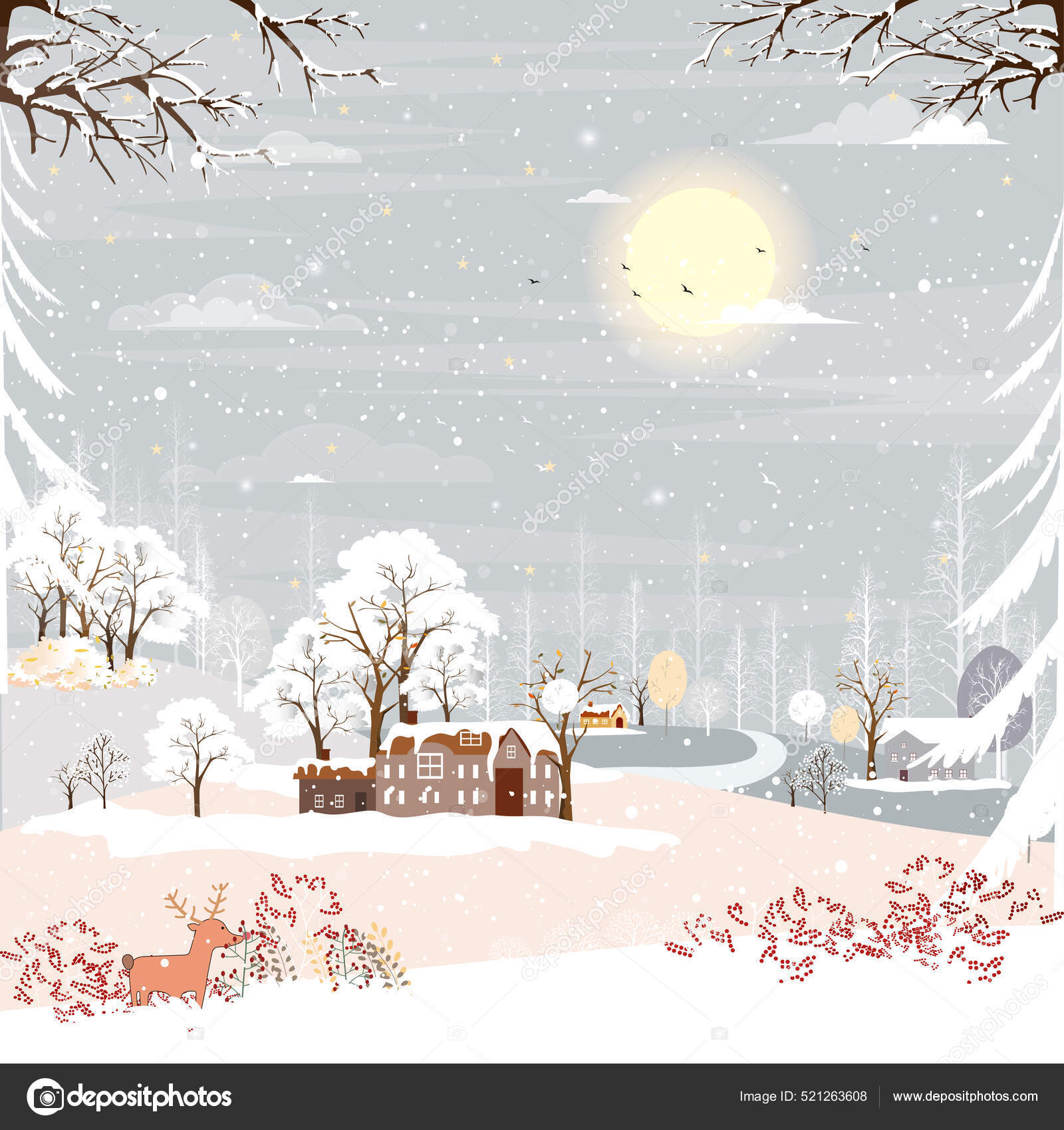 2,030 Cartoon winter wonderland Vector Images | Depositphotos 2,030 Cartoon winter wonderland Vector Images | Depositphotos
