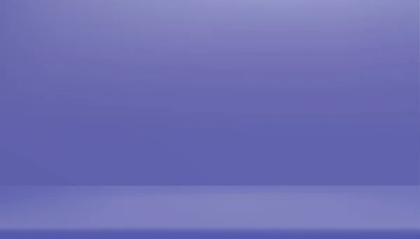 Trendy 2022 Пери Цвета Фиолетовый Фон Пустая Комната Студия Полками — стоковый вектор