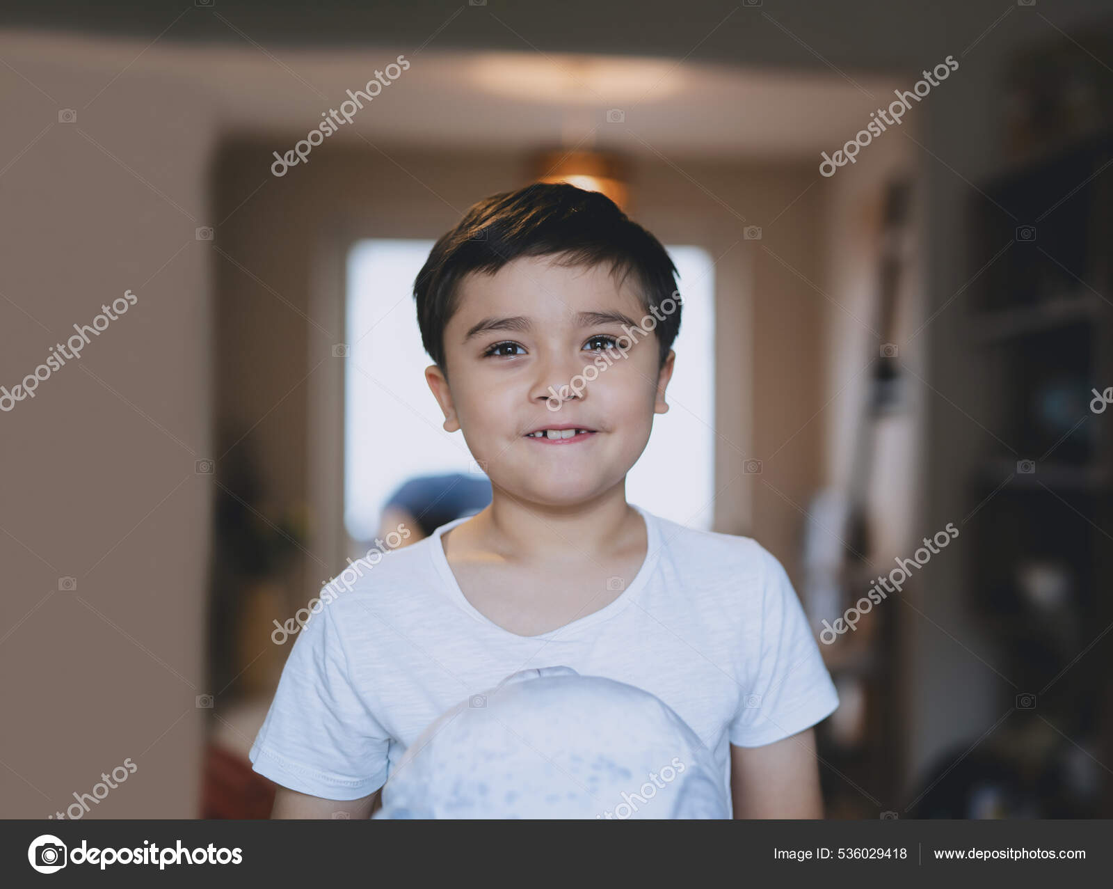 Cute Relaxed Face White Shirt