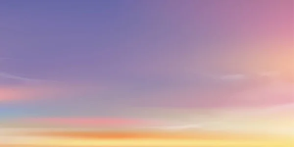 Sunset Evening Purple Orange Blue Pink Sky Dramatic Twilight Landscape — Wektor stockowy