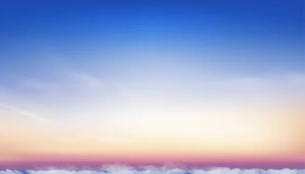 Sonnenaufgang Morgen Violett Gelb Und Orange Himmel Hintergrund Dramatische Dämmerungslandschaft — Stockvektor