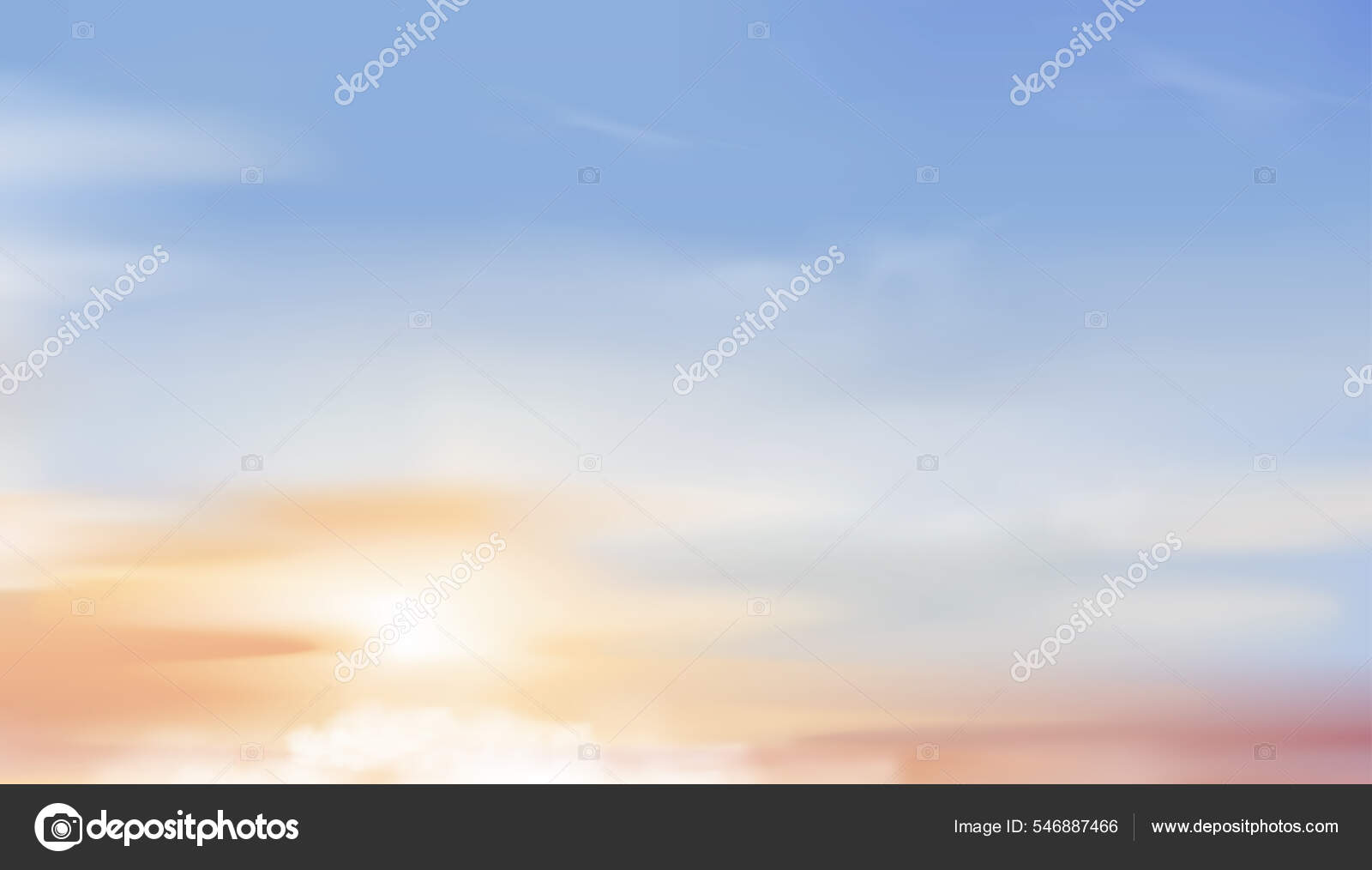 晨曦的天空地平线春色的天空晴天的天空地平线自然的旗帜背景世界环境日拯救地球或地球日图库矢量图©annbkk.gmail.com 546887466, image size:1600x1014