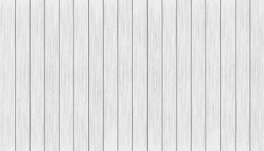Arkaplan için beyaz ve gri ahşap panel dokusu. Arkaplan afişi Beyaz yıkanmış ahşap tahtalar, Vektör illüstrasyon Tablo üst görünümü, kırsal ölçekli duvar kağıdı. 