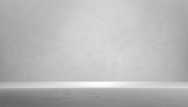 Studio room with 3D display shelf,Background Grey Cement textured with light and shadow,Vector minimal backdrop of Gray Concrete banner loft design for product presentation on sale,promotion