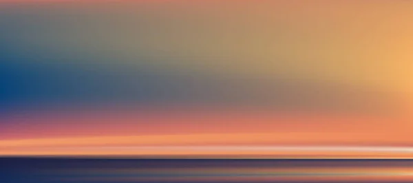 Lever Soleil Matin Ciel Nuageux Avec Orange Jaune Rose Bleu — Image vectorielle