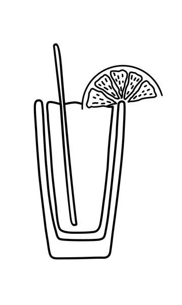 Иллюстрация коктейля — стоковый вектор