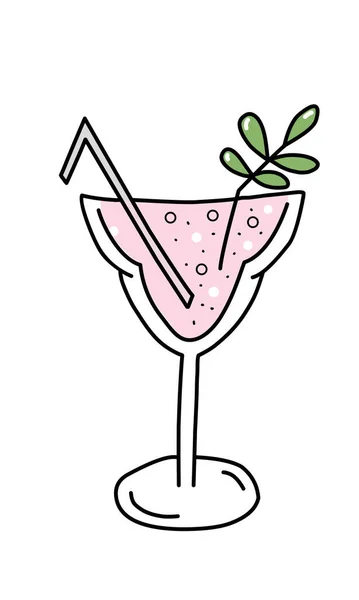 Illustration des Cocktails — Stockvektor