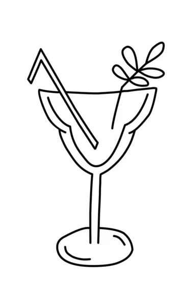 Illustration de cocktail — Image vectorielle