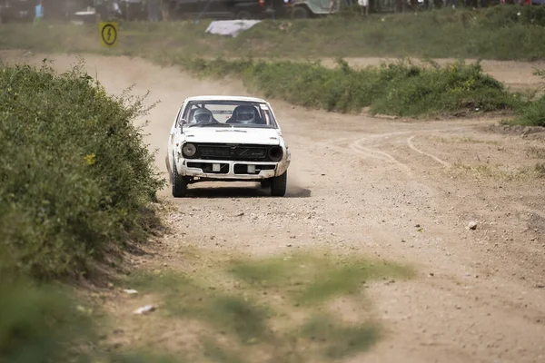 Yogyakarta Indonésia Outubro 2022 Pilotos Competem King Cup Sprint Rally — Fotografia de Stock