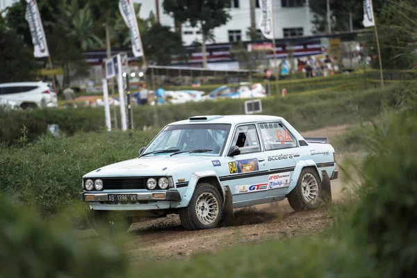 Yogyakarta Indonesia October 2022 Racers Compete King Cup Sprint Rally — Stock Photo, Image