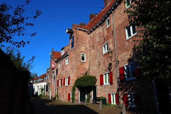 Hollanda Şehri Amersfoort Güzel Sokak Manzarası Hollanda Nın Klasik Mimarisi — Stok fotoğraf