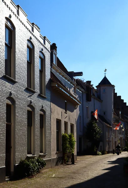 Prachtig Uitzicht Nederlandse Stad Amersfoort Klassieke Architectuur Van Nederland Herfst — Stockfoto