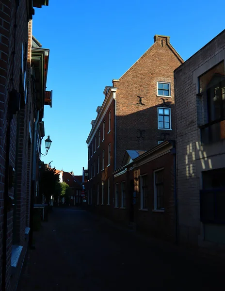 Hollanda Şehri Amersfoort Güzel Sokak Manzarası Hollanda Nın Klasik Mimarisi — Stok fotoğraf