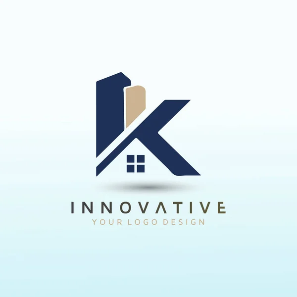 Service Hypothécaire Photographie Logo Lettre — Image vectorielle